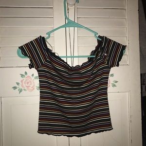 Charlotte Russe off the shoulder shirt